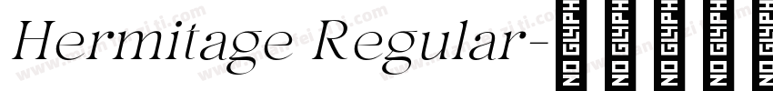 Hermitage Regular字体转换